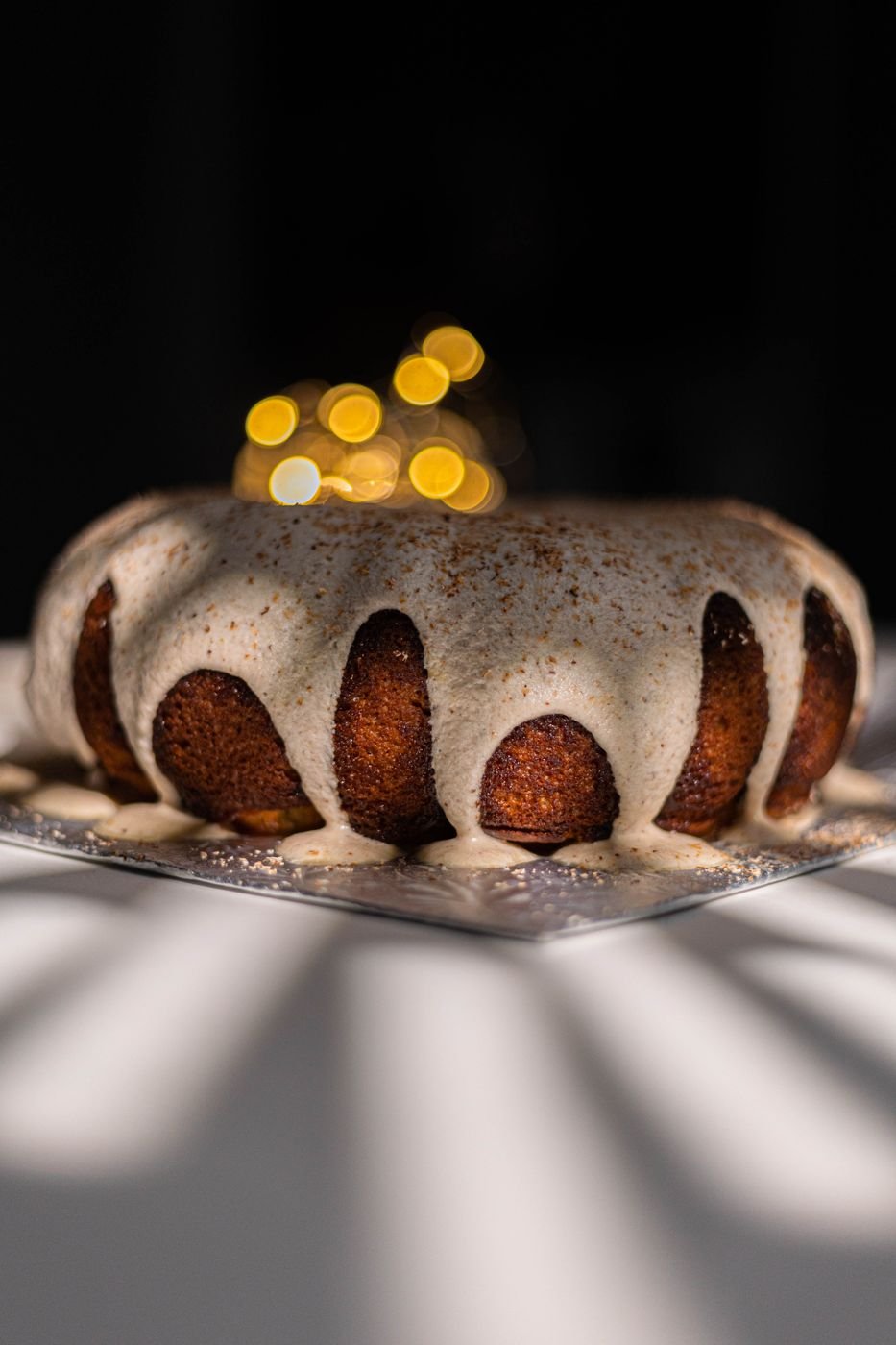 Gâteau Rhum Crémasse nappé de crémasse