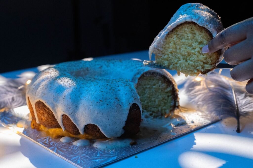 Une part de gâteau Rhum Crémasse